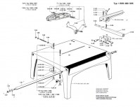 Bosch 1 609 280 005 ---- Saw Table Spare Parts